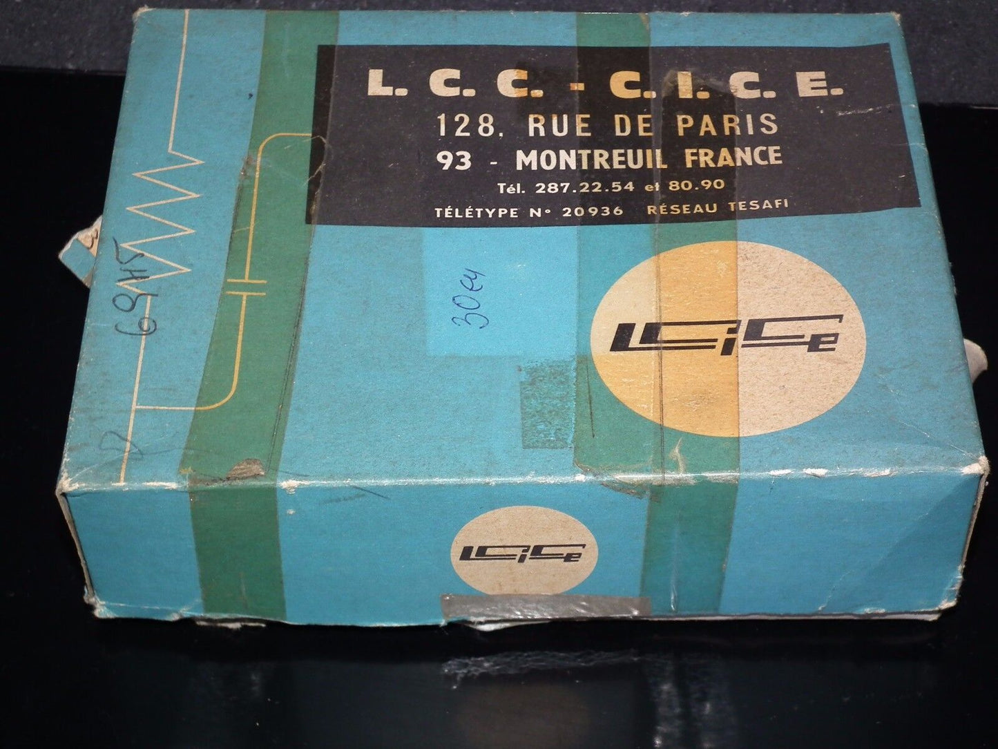 LCC France 39pF 7KV doorknob capacitor for professional broadcast ham radio NOS