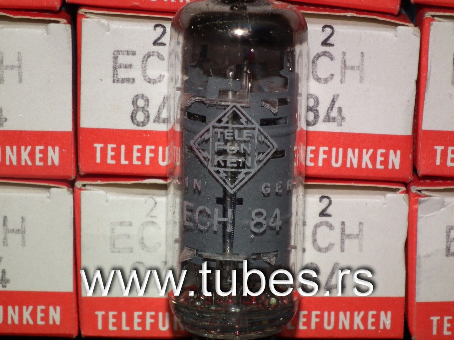ECH84 Telefunken Diamond Bottom NOS NIB 6JX8 Triode-pentode