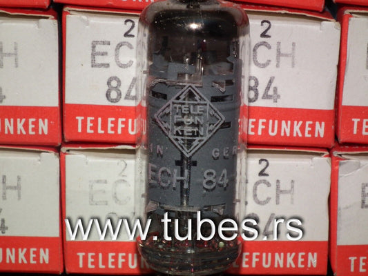 ECH84 Telefunken Diamond Bottom NOS NIB 6JX8 Triode-pentode