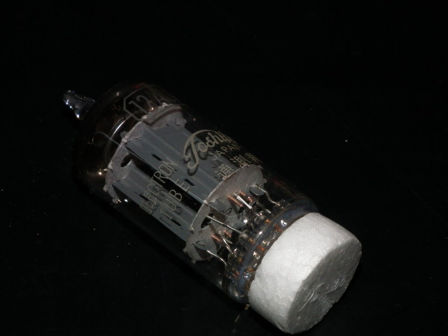 One (1 pcs) ECC82 12AU7 Toshiba Japan, NOS NIB Made back in 60s RARE LONG ANODES
