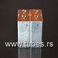 Two vintage PIO capacitors 2uF 160V Siemens Klangfilm 1970 W. Germany