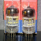 12AY7 K-R INC NOS NIB platinum matched pair RARE SQUARE GETTER 6072 6072A