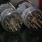 ECC83 Telefunken 12AX7 Matched Pair Smooth plates, diamond bottom, DYNACO USED