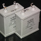 Two vintage Unitra PIO capacitors 10uF 300V 10mfd tube audio Glass End Seal 1981