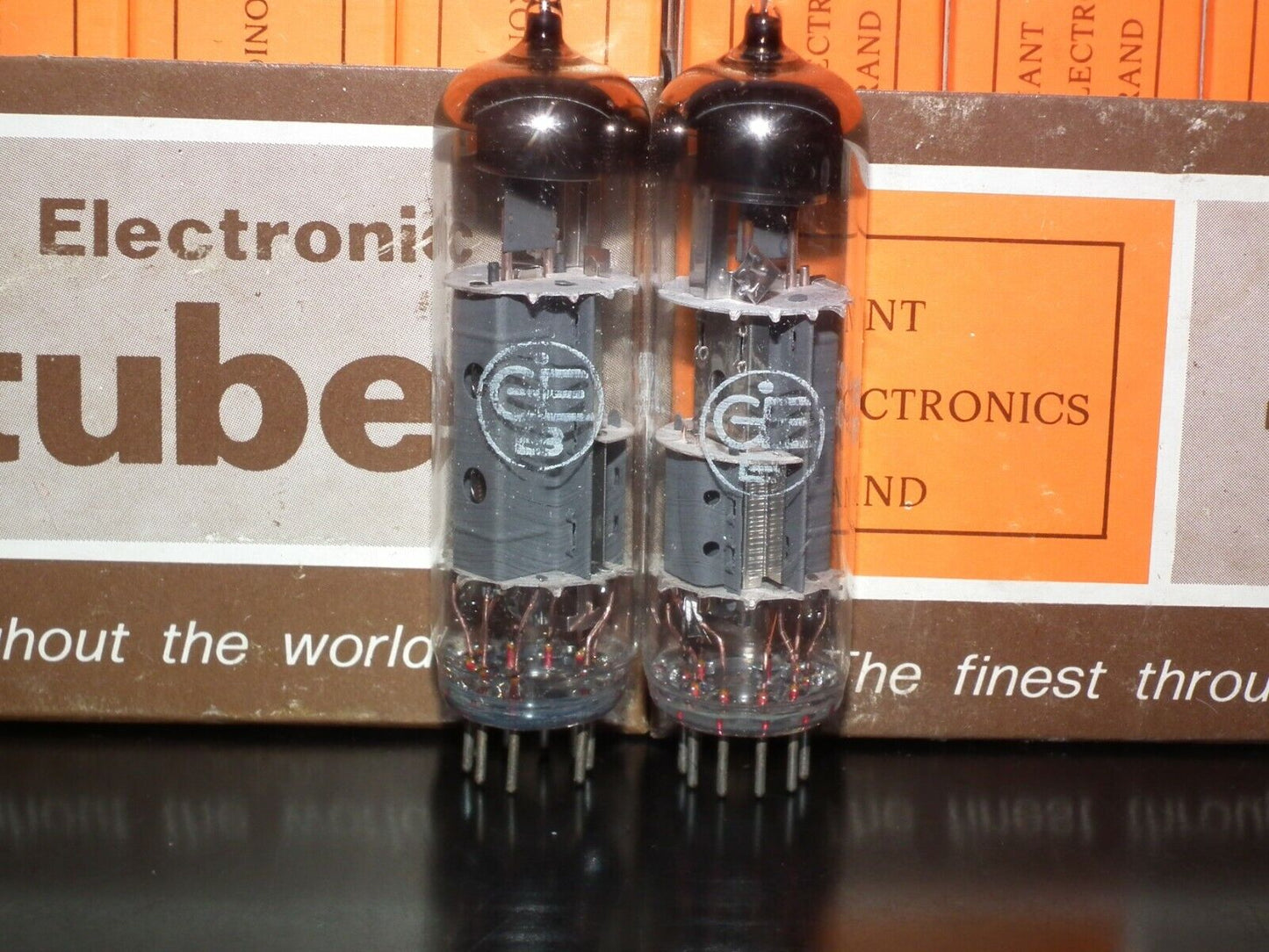Platinum Matched Pair (2 tubes) PCL805 Tungsram GEB Triode Pentode NOS NIB