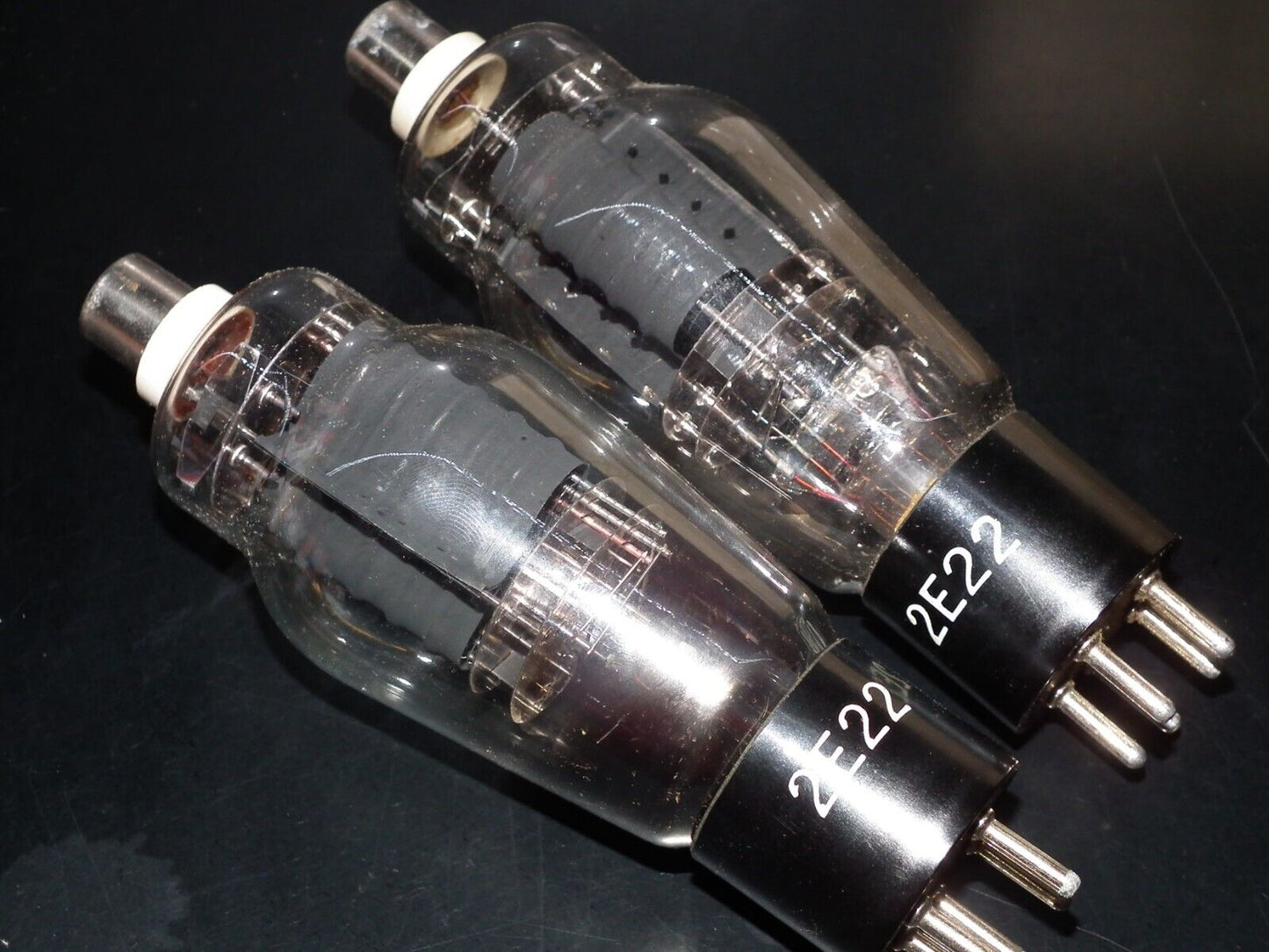 Platinum Matched Pair 2E22 KEN-RAD NOS NIB Made in USA Directly Heated Pentodes