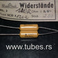 Two (2 pcs) Roshental NOS vintage resistors 120K Ohm 2W Klangfilm tube audio