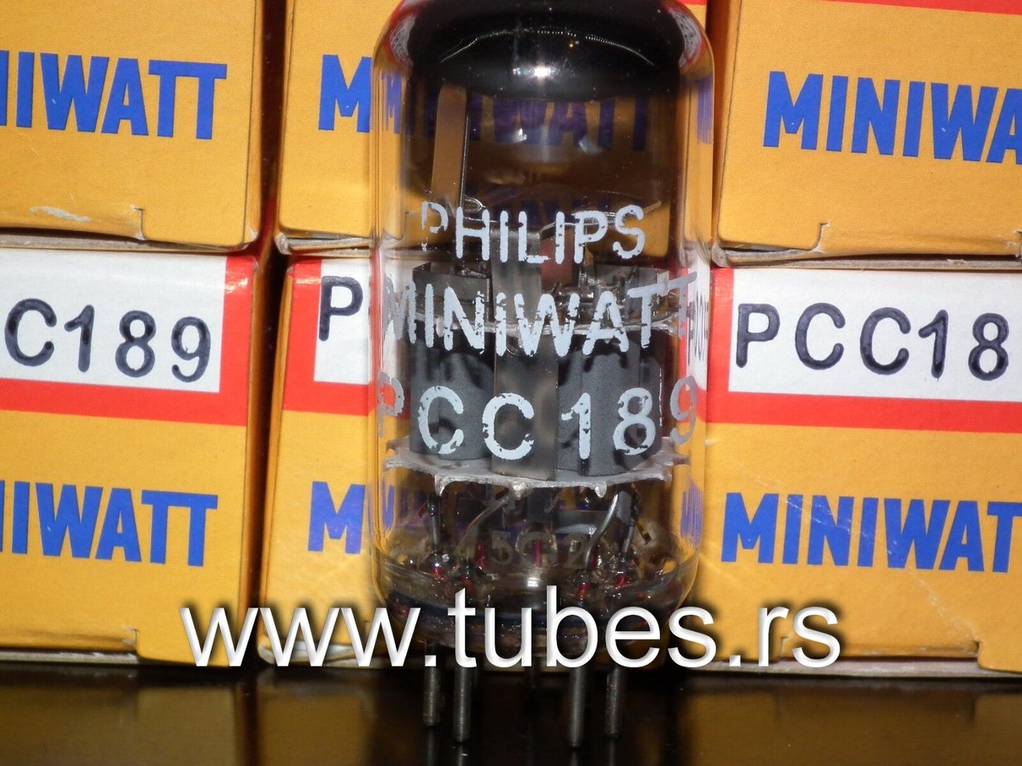 Platinum matched pair PCC189 7ES8 Philips Holland very quiet ECC88 6DJ8 6922 sub
