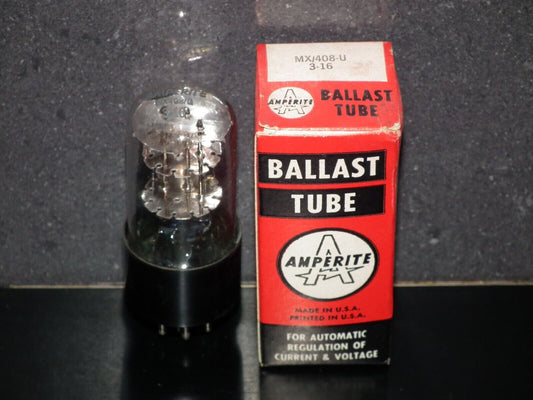 Amperite MX408U NOS NIB Automatic Regulator Ballast Tube MX408/U