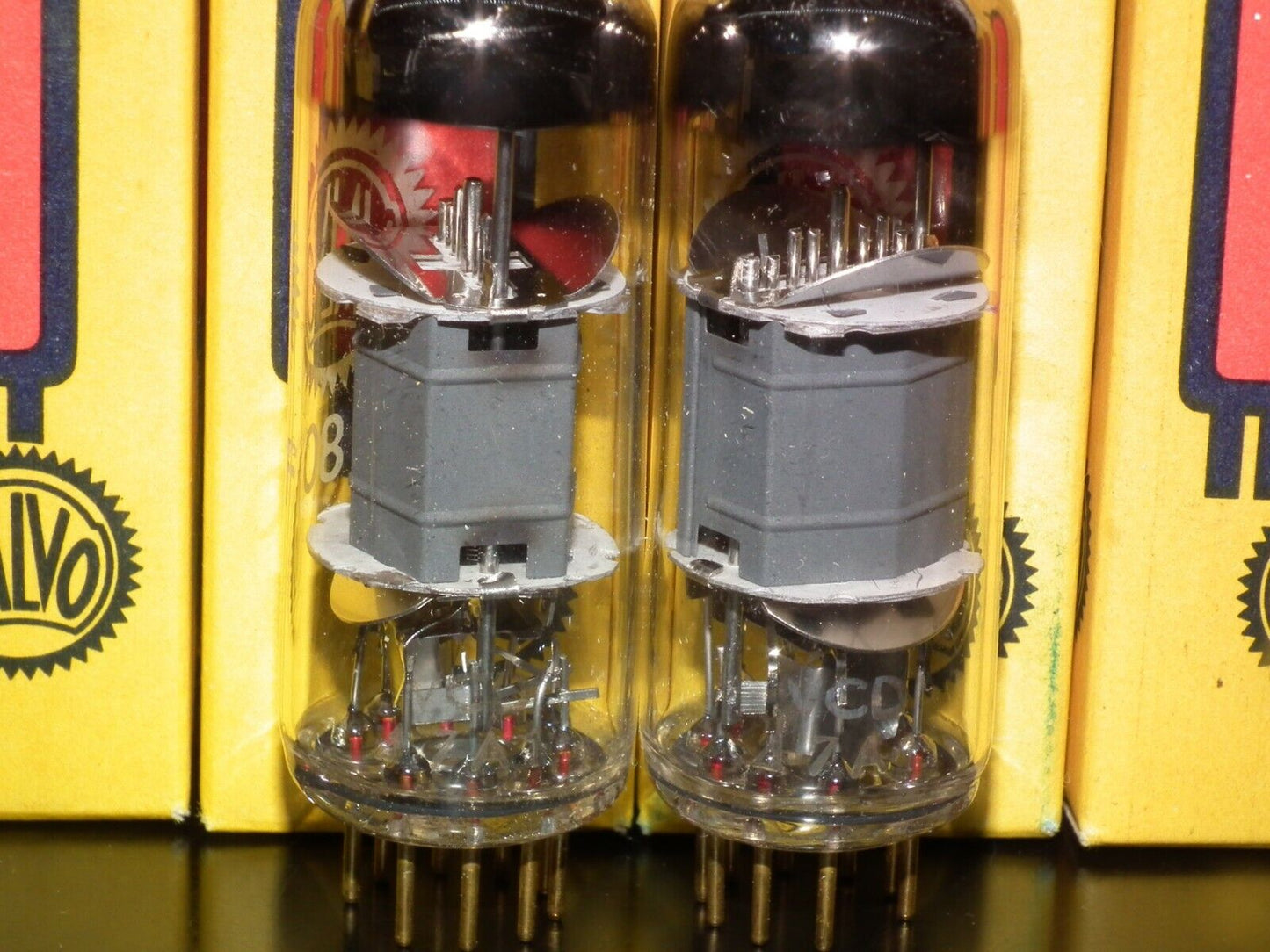 E80F Valvo 6084 Matched Pair NOS NIB EF86 sub Made by Philips Heerlen 1967