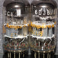 6DJ8 ECC88 Amperex Holland Matched Pair Used Tested 80% 1967 Dual Stage Getter