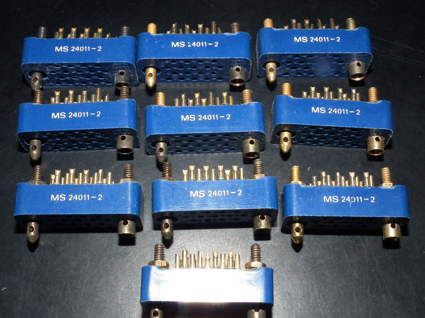 MS24011-2 Continental Connector NOS GOLD PLATED MS 24011-2 New Old Stock USA