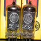 EF94 6AU6 Valvo Matched pair (tested for low noise and microphonic)