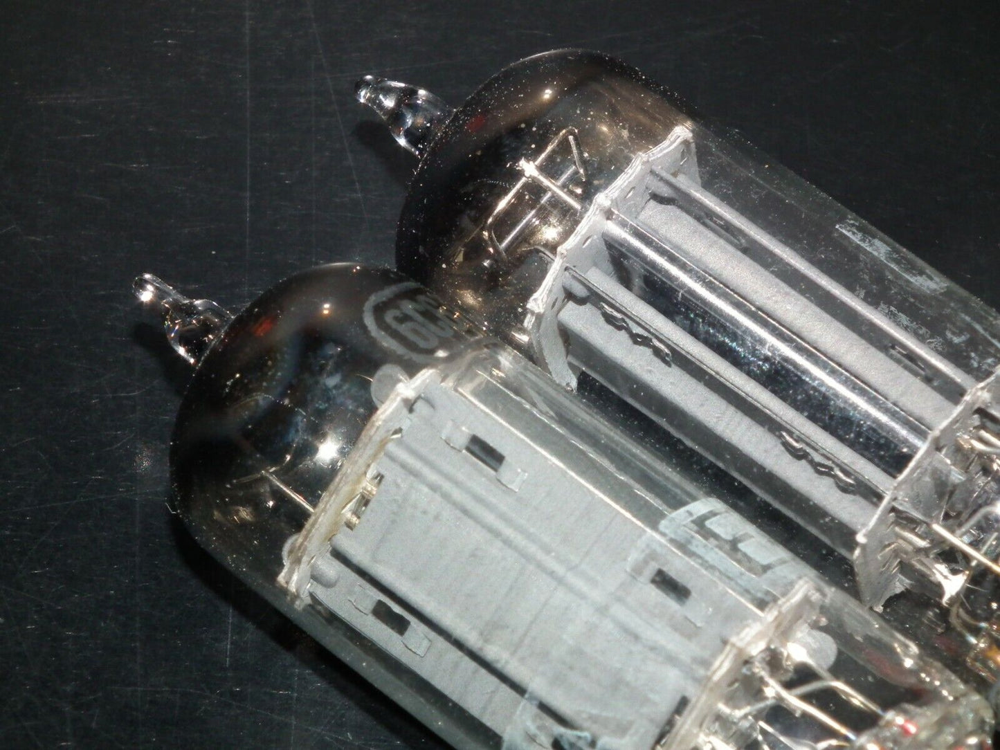 ATES RCA 6CG7 Platinum Matched Pair Square Getter Marantz 8B Leben Conrad Johnso