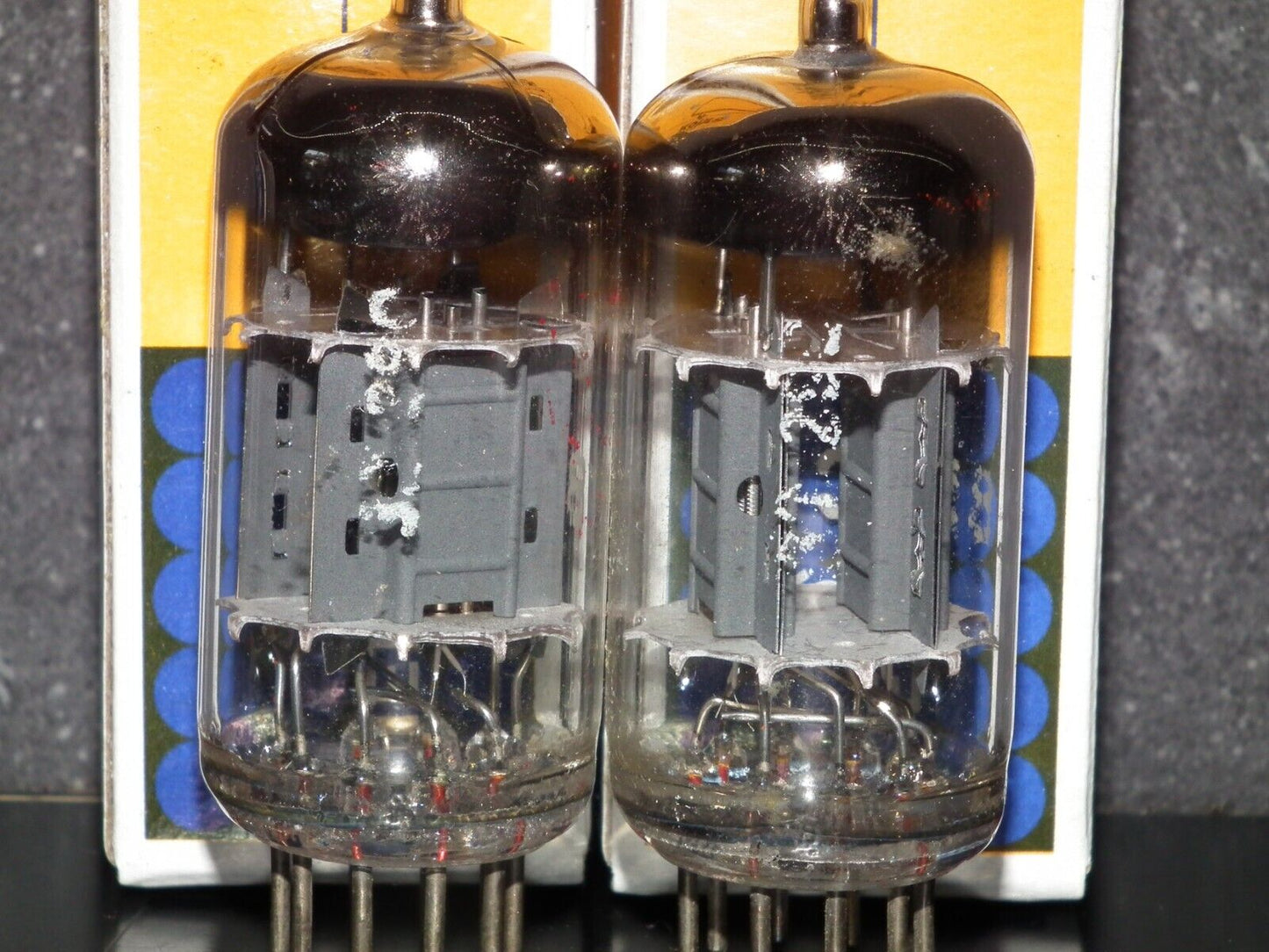 E83CC Siemens & Halske Platinum Matched Pair ECC83 Munich USED tested OK