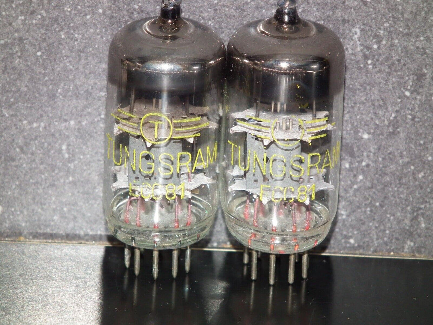 Platinum matched pair ECC81 Tungsram 12AT7
