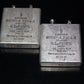 Two vintage Siemens Klangfilm PIO capacitors 0.2 uF / 250V for hi end tube audio