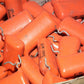 Four (4psc) vintage NOS MKT capacitors 470nF 400V Philips Metallized Polyester