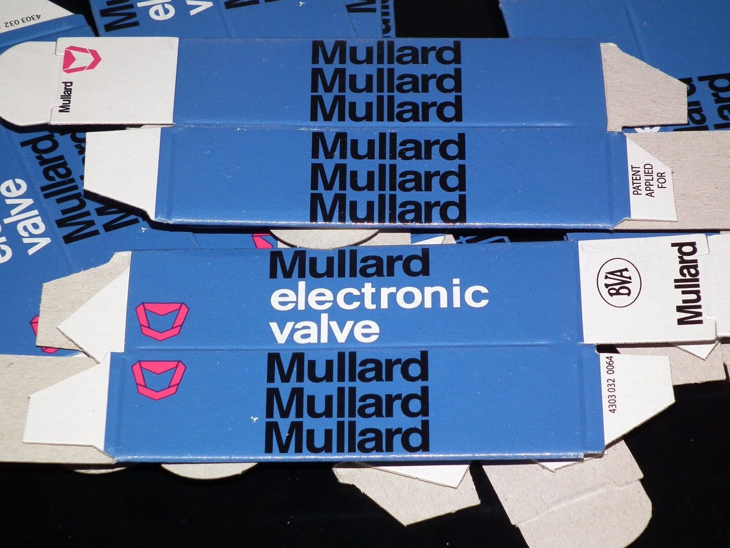 100 pcs Mullard Tube Boxes for Audio tubes ECC81 ECC83 E88CC EL84 ECC803S