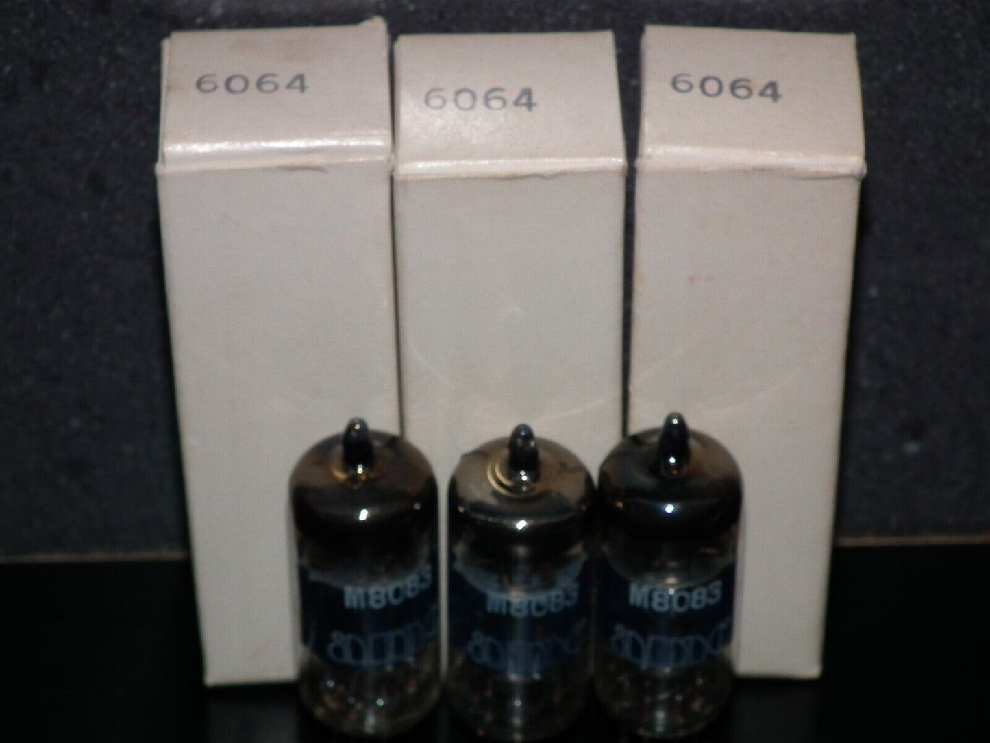 6064 6AM6S EF91 Mullard NOS NIB Mitcham plant