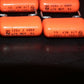 Four (4psc) vintage NOS MKP capacitors 120nF 400V Philips Polypropylene Film 479