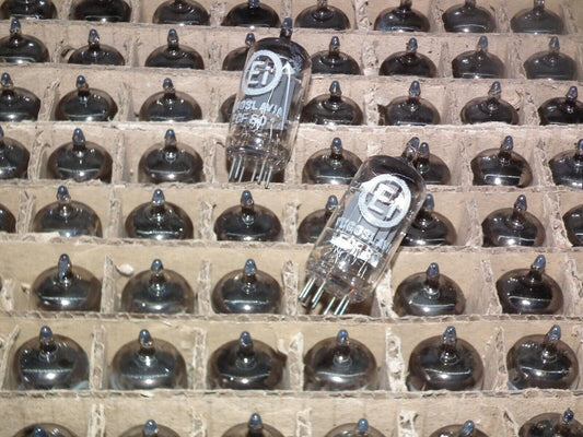 ECF80 6BL8 EI Philips NOS 100pcs Factory Master Pack Yugoslavia 100 pieces 6F1P