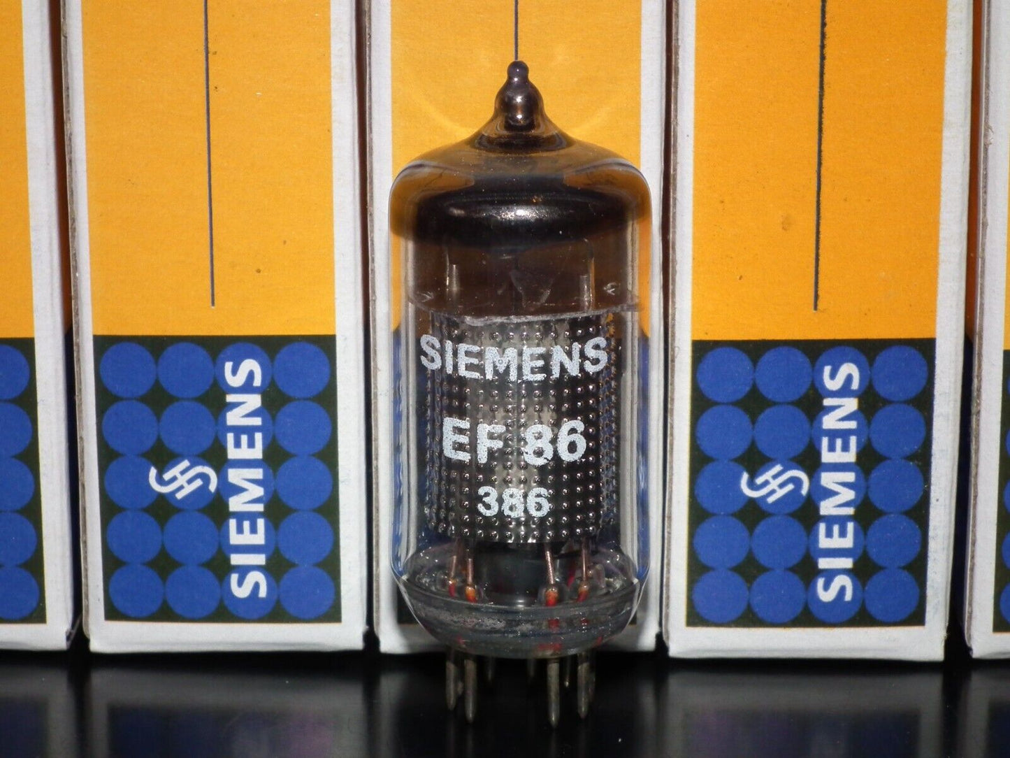 Platinum Matched Pair (2 pcs) EF86 Siemens NOS NIB 6267 Audio Pentodes Low Noise