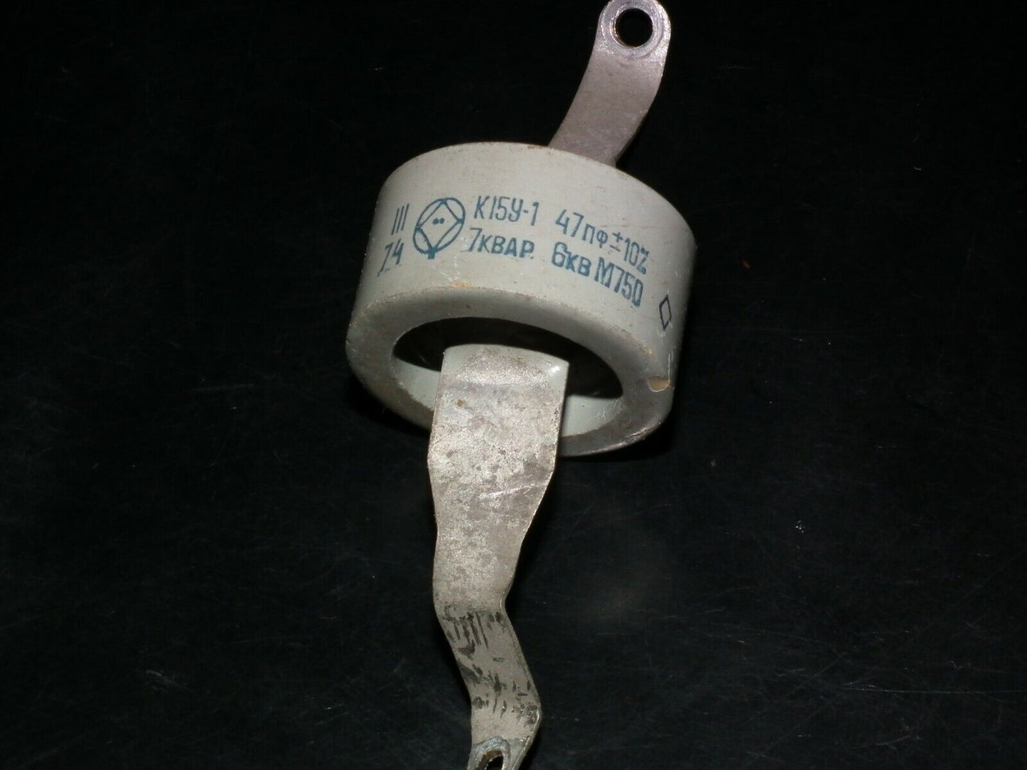 HV Doorknob Capacitor 47pF 6KV for transmitters and linear amp Soviet Made