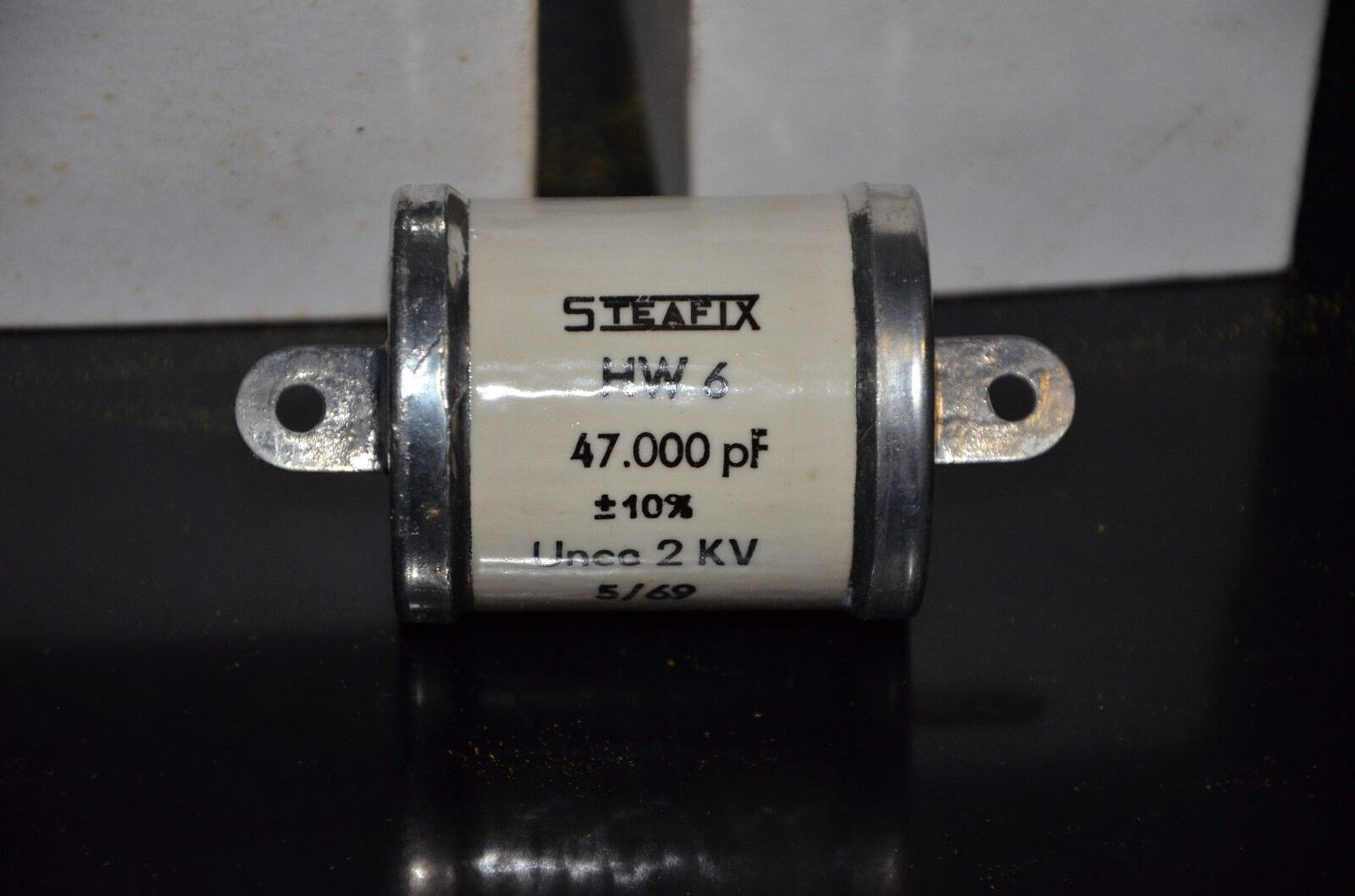 47000pF 2KV Steafix capacitor for professional broadcast and ham radio