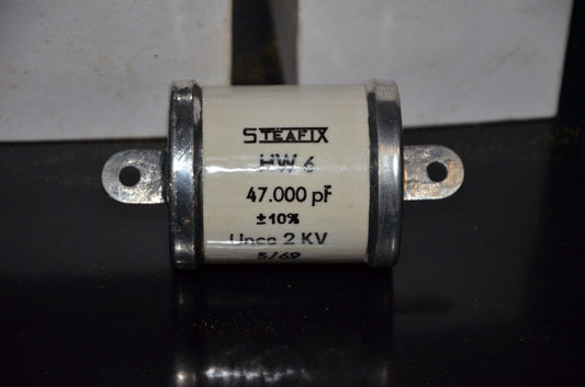 47000pF 2KV Steafix capacitor for professional broadcast and ham radio
