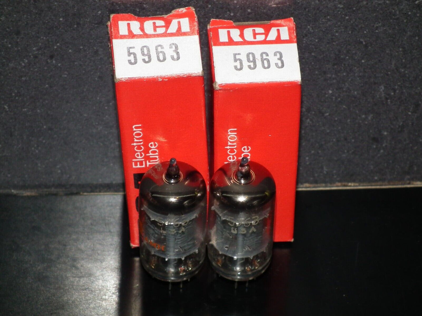 Pair 5963 RCA 12AU7 ECC82  NOS NIB