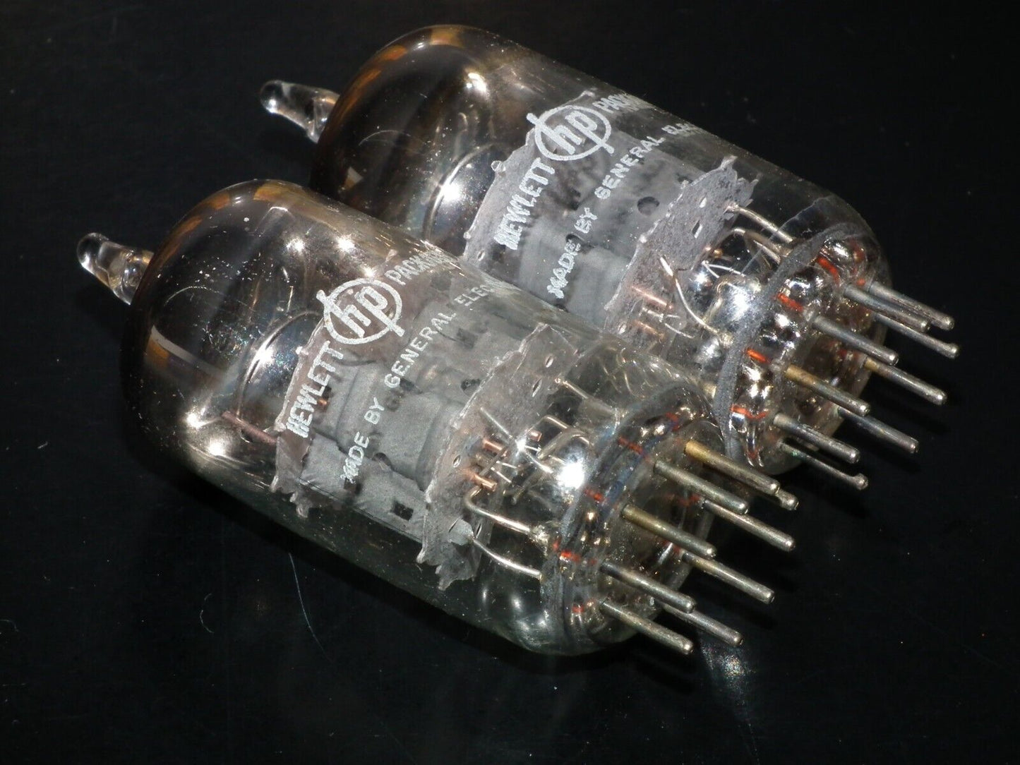 12AT7 GE ECC81 Matched Pair Used Tested 100%, made by General Electric for HP