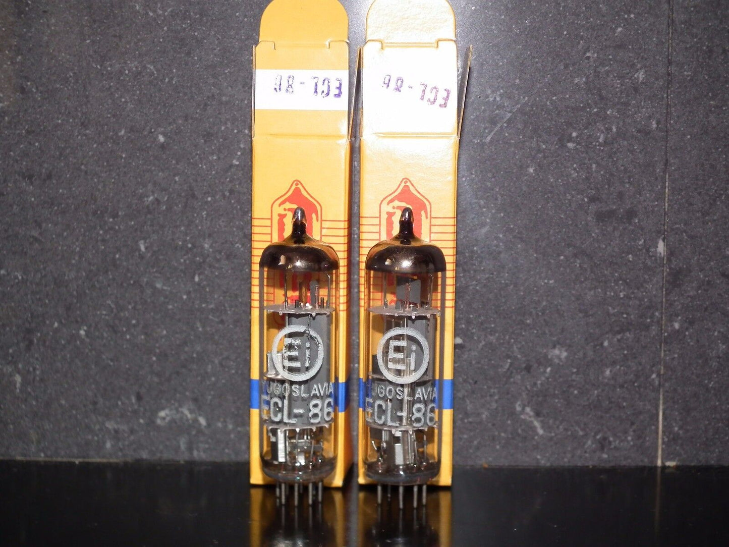 ECL86 6GW8 EI Philips Platinum Matched Pair NOS NIB