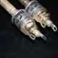 Two (2) NOS Beehive 2pF - 10pF variable trimmer capacitors - tubular piston caps