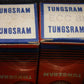 Platinum matched pair ECC81 Tungsram 12AT7 NOS NIB RARE Foil Disc Getter mid 50s