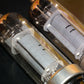 Matched Pair Philips EL50 Output Pentode RARE Dual D GETTER Metal Base same code