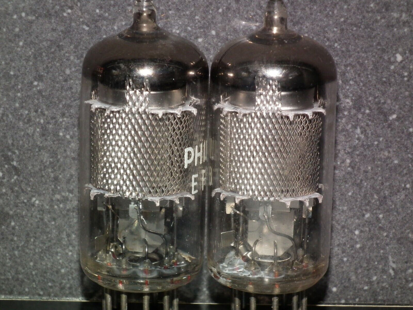 Platinum matched pair EF86 6267 Valvo Hamburg Rebranded Philips Low Noise Audio