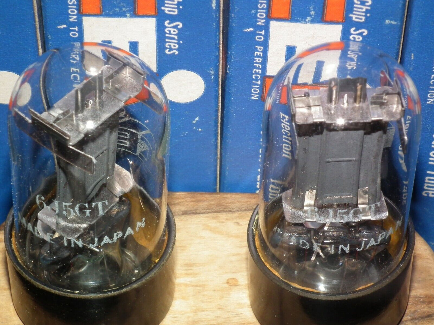 Platinum Matched Pair 6J5GT CEI NOS NIB Made in Japan (6J5G 6J5GT)