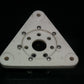 One VINTAGE 7 pin U7G Ceramic Socket for 813 Triangle shape