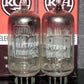 12AX7A RCA ECC83 Matched Pair 1960 Used tested 90% of NOS balanced sections