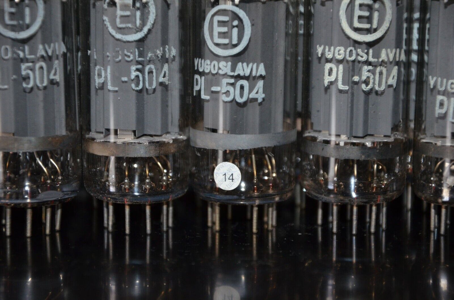 Rare Matched QUAD PL504 NOS for Graaf GM100 GM200 OTL Amplifiers EI Philips