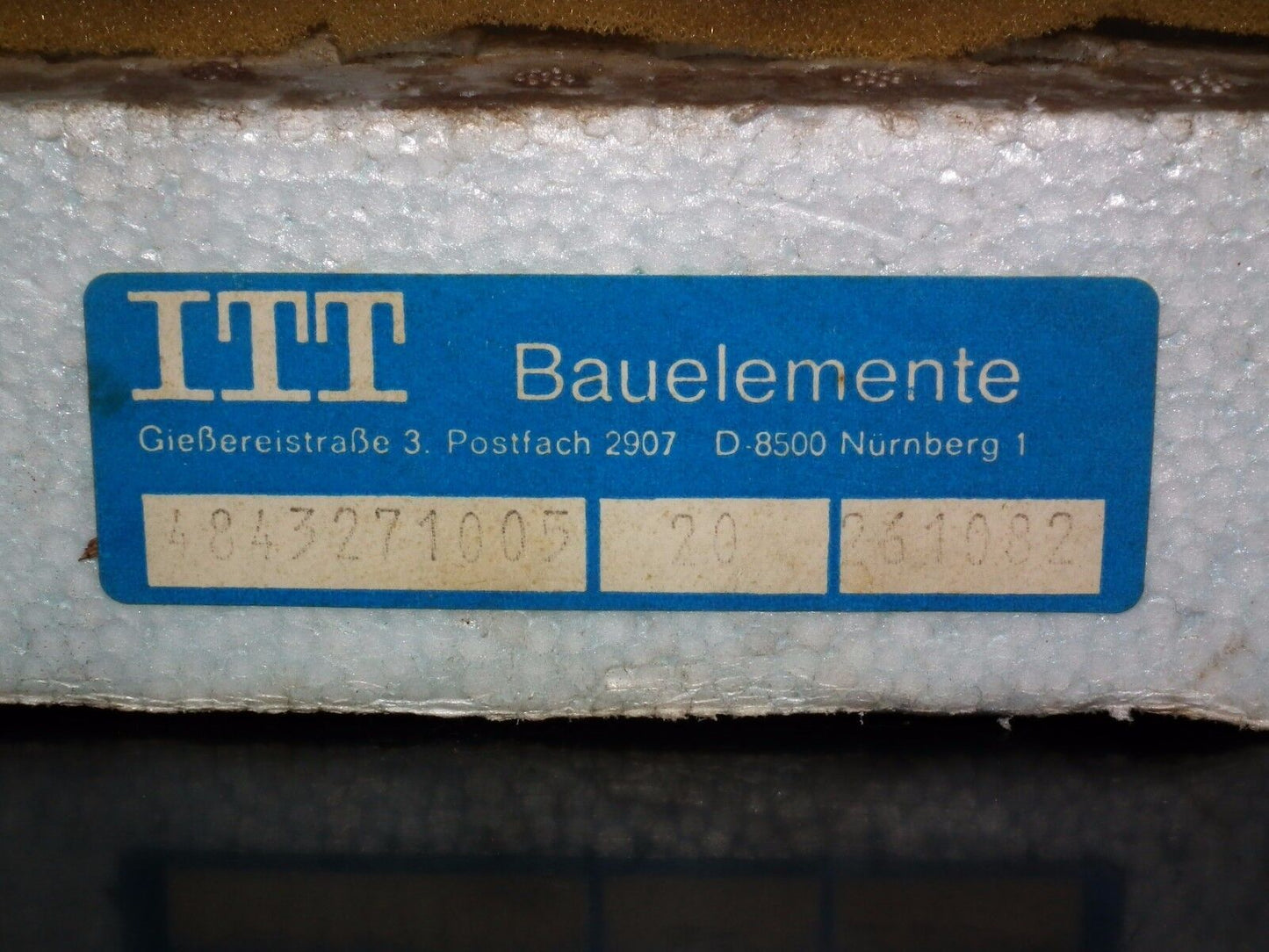 NOS 2x11 rotary switch made by ITT W. Germany in 80s (hi quality military stock)
