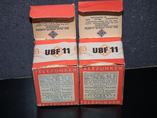 UBF11 Telefunken NOS in original SEALED box