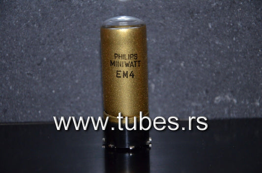 One (1 pcs) Philips EM4 tuning eye tube old type
