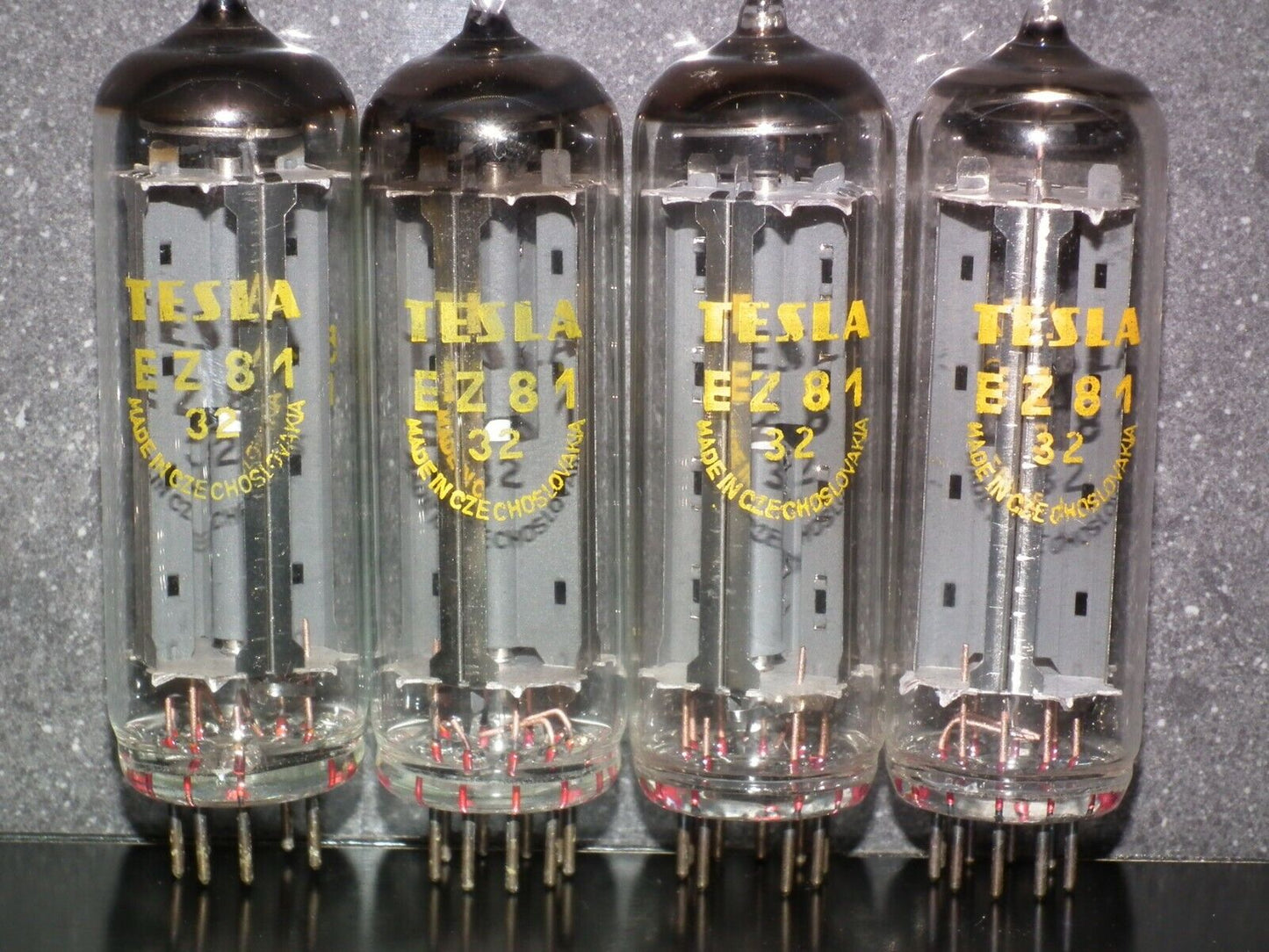 EZ81 Tesla 6CA4 NOS Big O Getter Rozhnov tube plant Czechoslovakia Code 32
