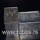 Two vintage Siemens PIO capacitors 4+4 uF 160V Klangfilm Made in W. Germany 1978