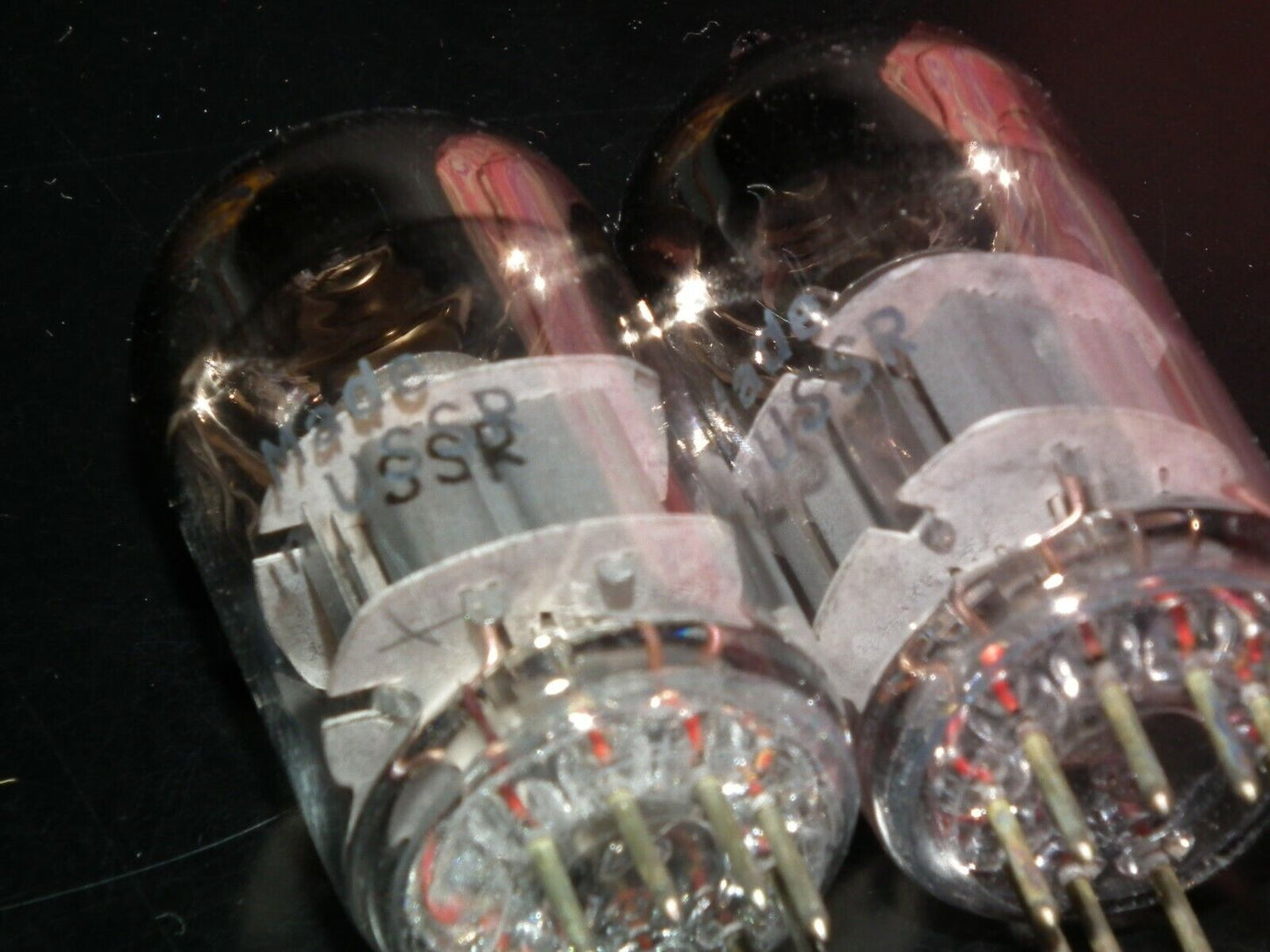 6N23P Reflektor Holy Grail 1975 SWGP Silver Shields NOS Matched Pair ECC88 CCa