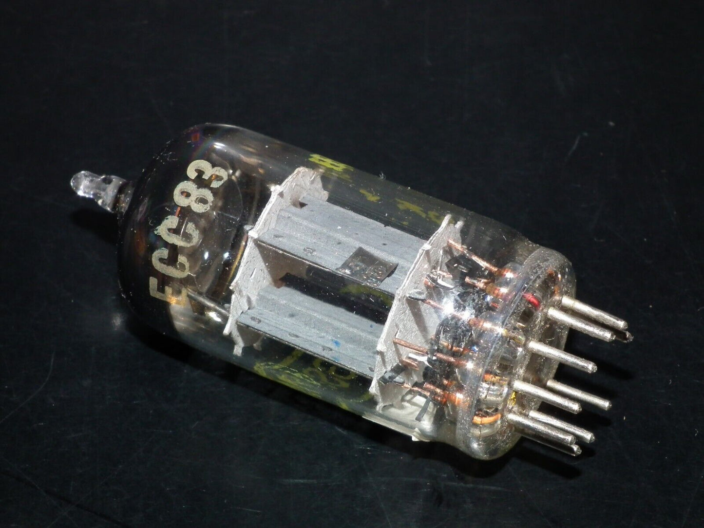 ECC83 Tungsram NOS NIB Ultra RARE Foil getter, welded plates tested 130% 1958