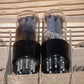 Platinum Matched Pair Foton 6SN7GT 6N8S NOS early 60s Tashkent RARE FOIL GETTER
