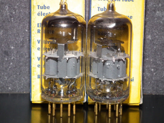 Platinum Matched Pair Siemens E88CC Used Tested NOS GRAY SHIELD A01 MP3